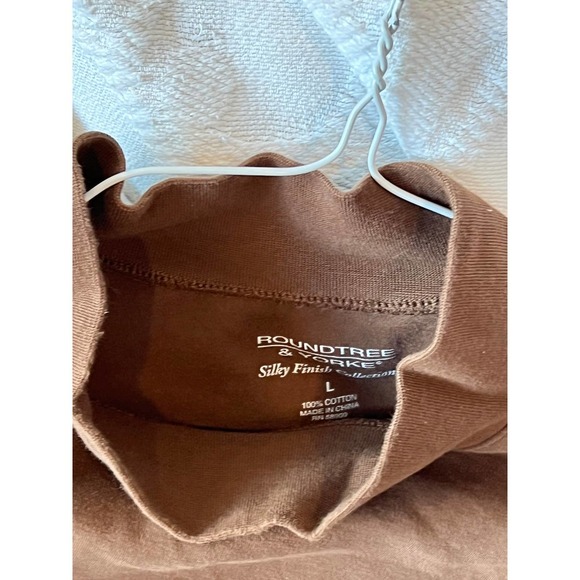 Roundtree & York Half Turtleneck Shirt Men's L - Picture 2 of 3